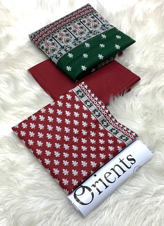 ORIENT'S BRAND – LAWN THREE PIECE