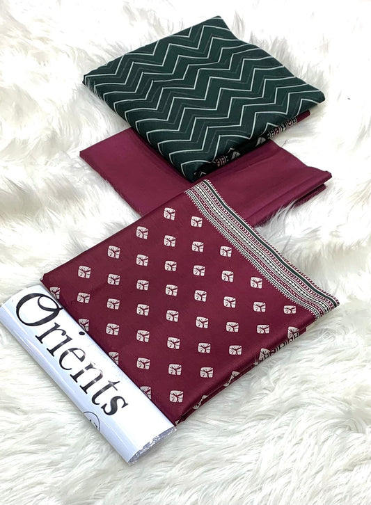 ORIENT'S BRAND – LAWN THREE PIECE